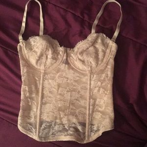 🎉 NWOT Sexy tan corset 💕
